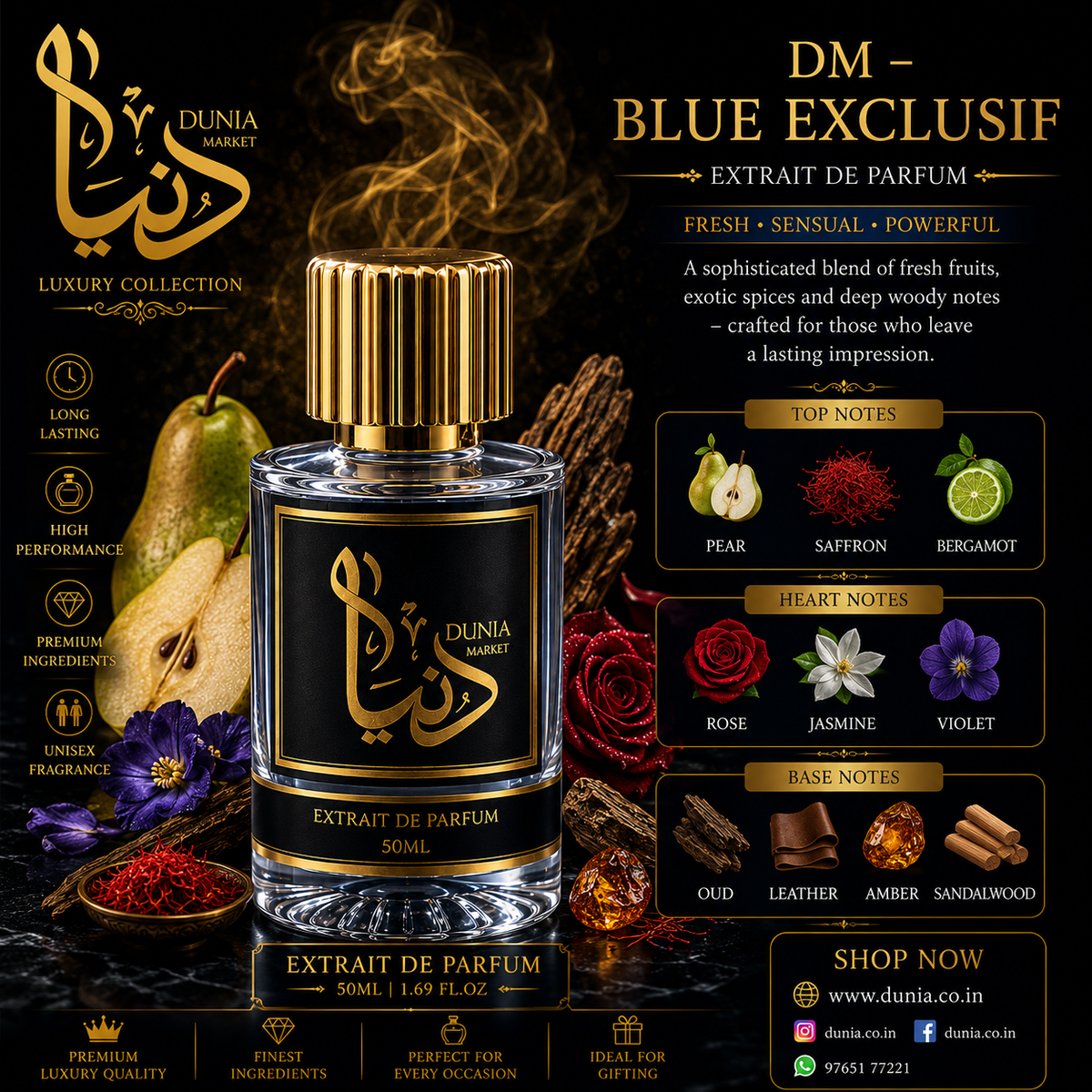 DM – Blue Exclusif