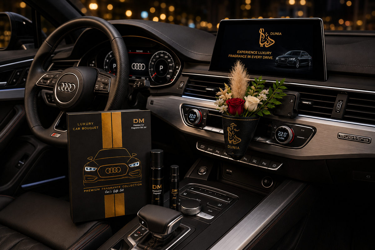DM Luxury Car Bouquet – Premium Car Fragrance Gift Set