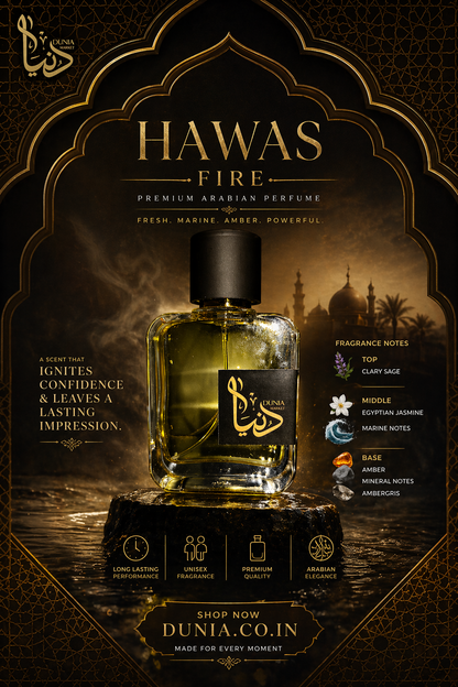 🔥 HAWAS FIRE – Premium Arabian Perfume