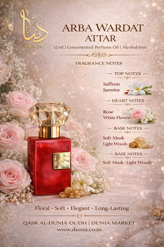ARBA WARDAT Attar عطر أرباع وردات