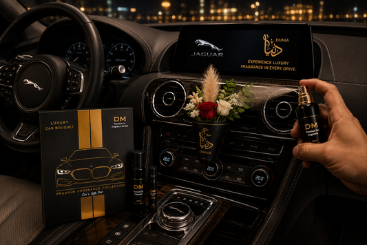DM Luxury Car Bouquet – Premium Car Fragrance Gift Set