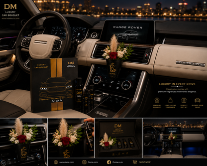 DM Luxury Car Bouquet – Premium Car Fragrance Gift Set