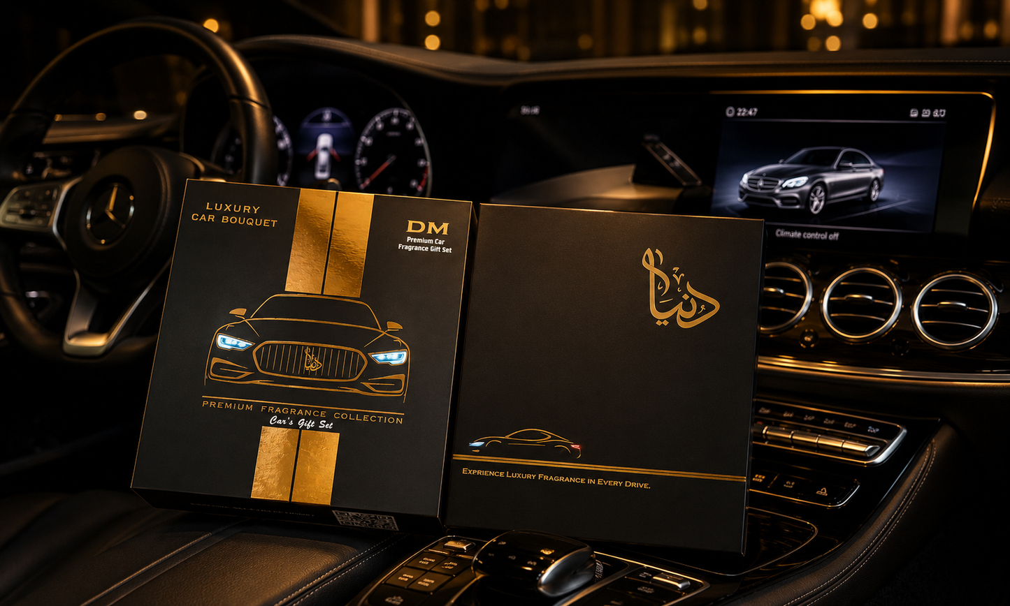 DM Luxury Car Bouquet – Premium Car Fragrance Gift Set