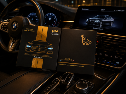 DM Luxury Car Bouquet – Premium Car Fragrance Gift Set