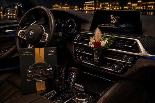 DM Luxury Car Bouquet – Premium Car Fragrance Gift Set