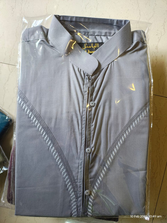 Men's Collar Omani Thobe (Jubba)