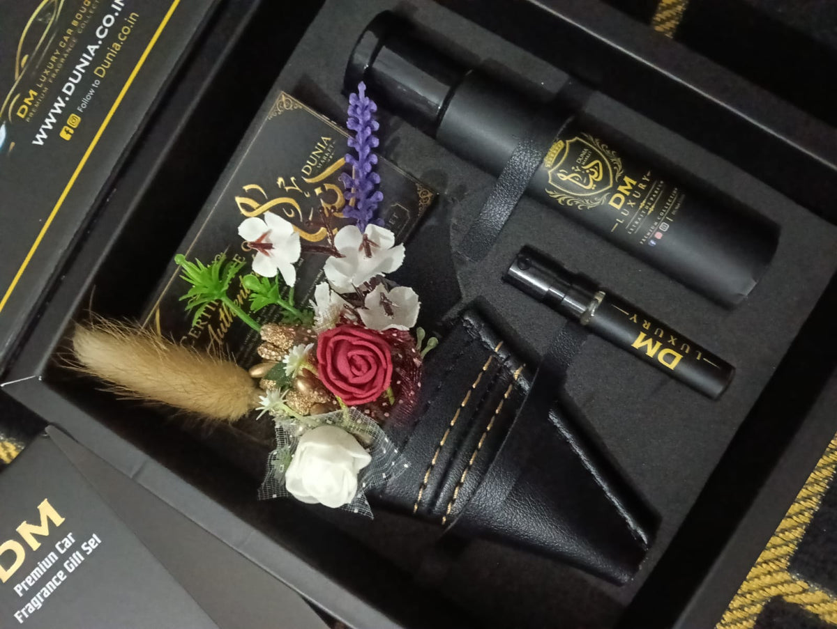 DM Luxury Car Bouquet – Premium Car Fragrance Gift Set